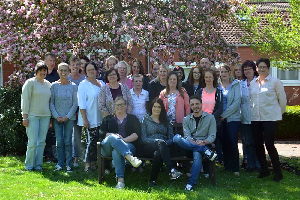Unsere Pflegekräfte Gruppenfoto