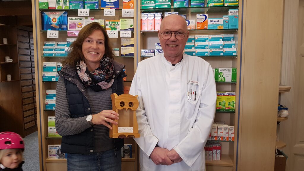 Spendeneulen im Anflug 1 Adlerapotheke