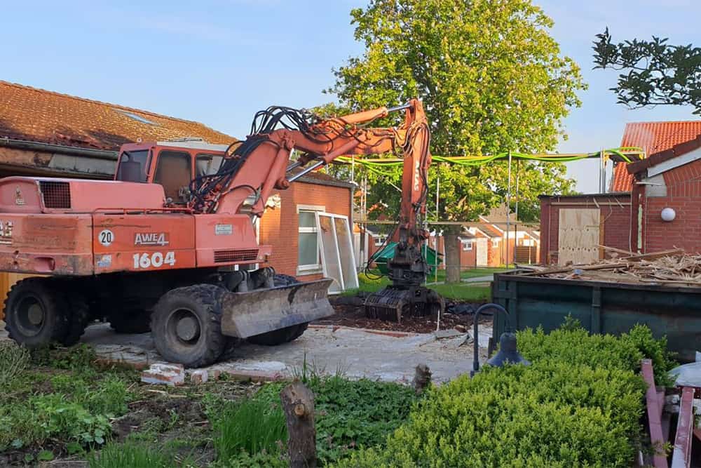 Die Bagger rollen