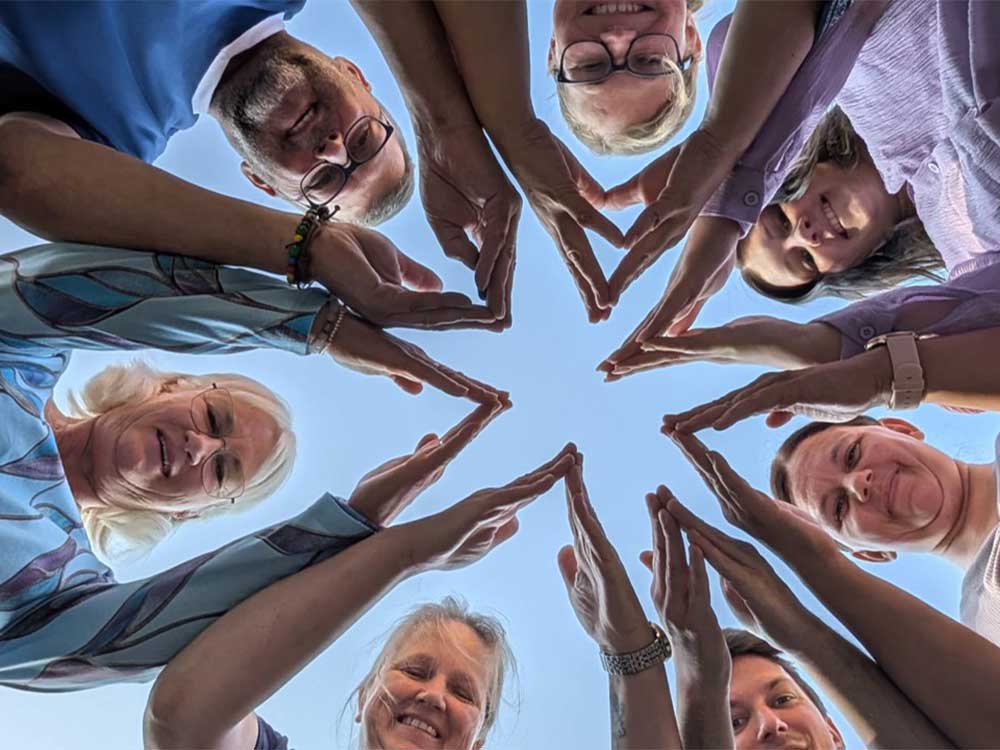 Ein Teil des Pflegeteams
