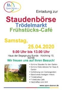 Plakat A4 Staudenboerse