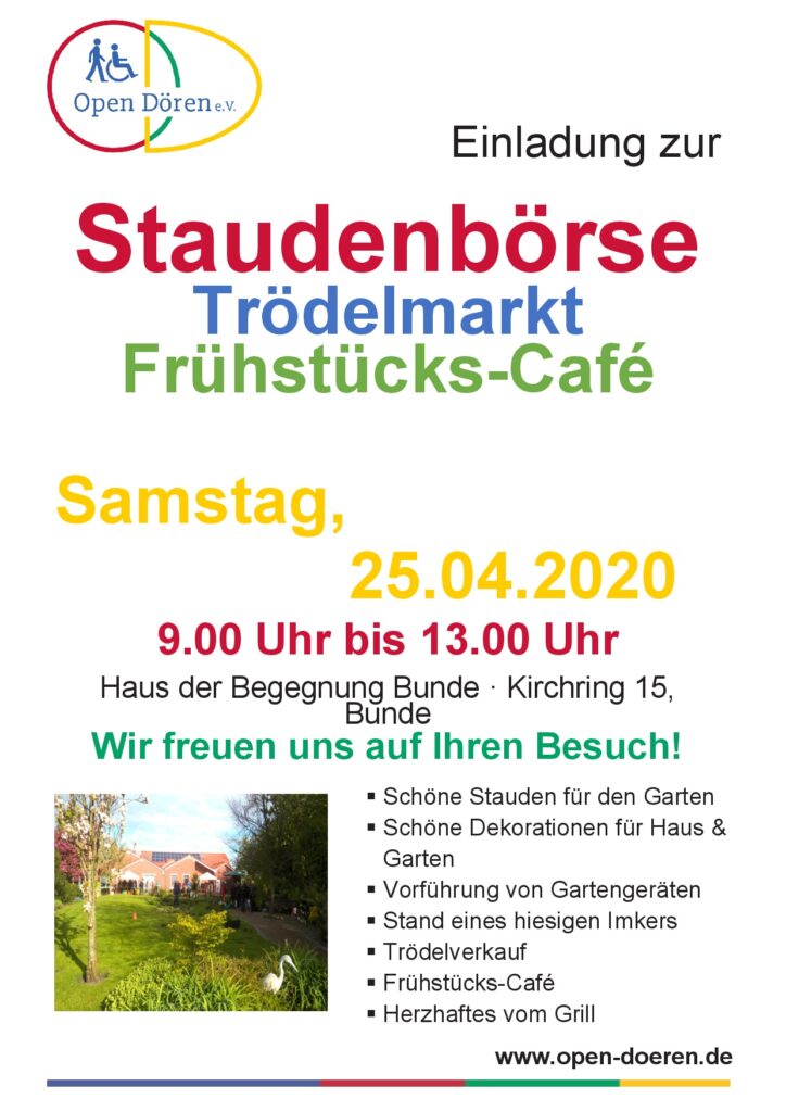 Plakat A4 Staudenboerse