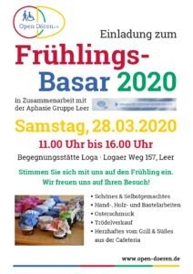 Plakat Fruehlings Basar 02.2020
