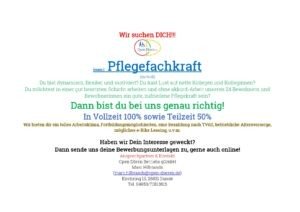 Stellenanzeige Pflegekraft 22 sOCIAL mEDIA Quer 001