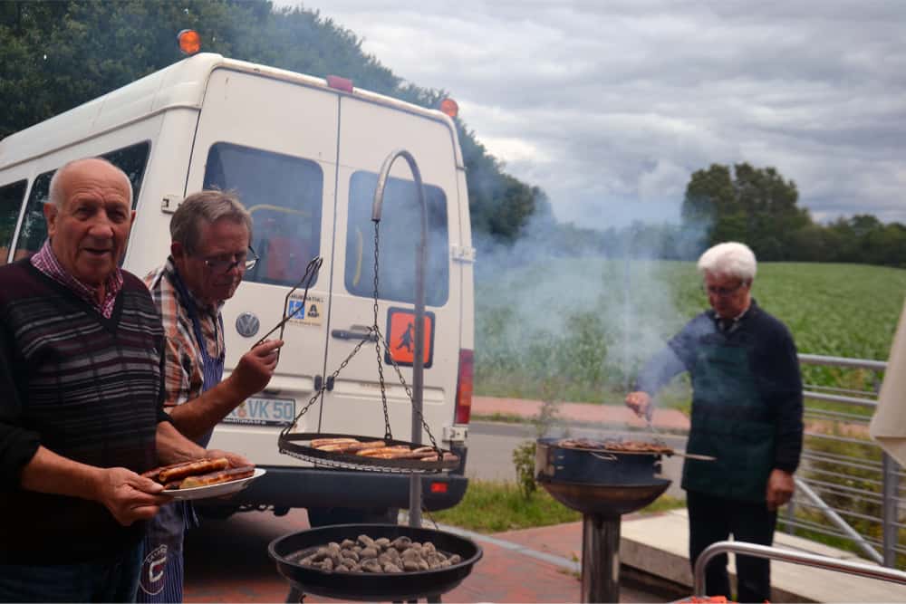 Gemeinsames Grillen
